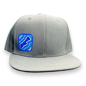 Madeline Island Flat Brim Hat - Hand Painted